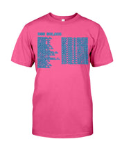 Load image into Gallery viewer, Pinpoint The Location In The Space Blue Guys Tee
