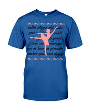 Load image into Gallery viewer, Ballet Words Pink Pattern Gift For Ballet Dancer Guys Tee
