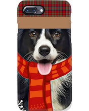 Load image into Gallery viewer, Santa Border Collie In Stock Gift For Dog Lovers Phone case
