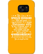 Load image into Gallery viewer, Shes Stubborn Messy And A Brat At Times Black Gift For Husband Phone case
