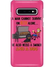 Load image into Gallery viewer, A Man Loves Beer And Dachshund Gift For Dog Lovers Phone case
