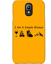 Load image into Gallery viewer, Simple Woman Loves Wine Camping Shoes And Climbing Phone case
