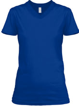 Load image into Gallery viewer, Electrician's Wife He's Working I Don't Know Ladies V-Neck
