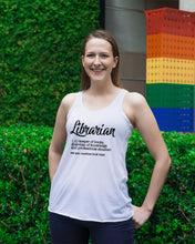 Load image into Gallery viewer, Librarian Keeper Of Books Guardian Of Knowledge Custom Gift For Librarian Ladies Flowy Tank
