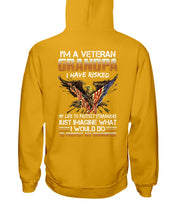 Load image into Gallery viewer, A Veteran Grandpa I Have Risked  Special Custom Design Hoodie
