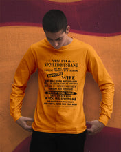 Load image into Gallery viewer, I'm A Spolied Husband But Not Yours  - Awesome Wife Was Born In February Unisex Long Sleeve
