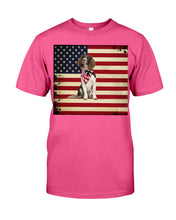 Load image into Gallery viewer, Lovely Phone Case With US Flag Gift For Spaniel Lovers Guys Tee
