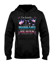 Load image into Gallery viewer, I'm Lonely I Miss My Husband Butterfly Gift For Lover Hoodie
