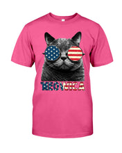 Load image into Gallery viewer, Meowica Funny Cute Gifts Guys Tee
