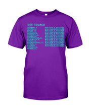 Load image into Gallery viewer, Pinpoint The Location In The Space Blue Guys Tee
