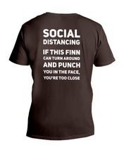 Load image into Gallery viewer, Social Distancing If This Finn Can Turn Around  Personalized Nation Gift Guys V-Neck
