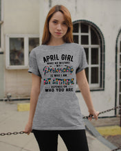 Load image into Gallery viewer, April Girl Make No Mistake My Personality Trending For Birthday Gift Guys Tee
