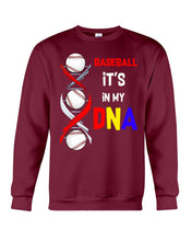 Load image into Gallery viewer, Baseball Be My DNA Gift For Sport Lovers Sweatshirt
