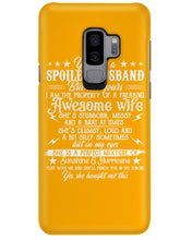 Load image into Gallery viewer, Shes Stubborn Messy And A Brat At Times Black Gift For Husband Phone case
