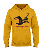 Load image into Gallery viewer, Love Is A Fou-legged Word Cute Gifts For Dog Lovers Hoodie

