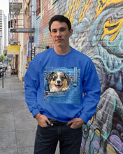 Load image into Gallery viewer, Australian Shepherd In Denim Pocket Gift For Dog Lovers Sweatshirt
