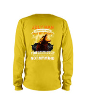 Load image into Gallery viewer, Birthday Gift For July Man You Know My Name Not My Story Trending Unisex Long Sleeve
