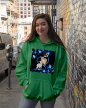 Load image into Gallery viewer, Lovely Phone Case Twinkling Blue Heart Gift For Goat Lovers Hoodie

