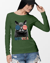 Load image into Gallery viewer, Meowica Funny Cute Gifts Unisex Long Sleeve
