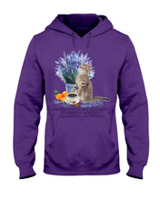 Load image into Gallery viewer, Cat With Coffee Is The Satisfaction Gift For Cat Lovers Hoodie
