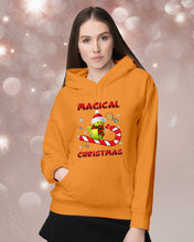 Load image into Gallery viewer, Tennis Players Magical Christmas Snowman Gift For Women Hoodie
