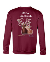 Load image into Gallery viewer, Custom Name Deers Gift For Boyfriend Till Our Last Breath Sweatshirt
