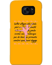 Load image into Gallery viewer, Ballet Words Pink Pattern Gift For Ballet Dancer Phone case
