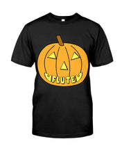 Load image into Gallery viewer, Vintage Funny Flute Pumkin Gift For Flute Lovers Guys Tee
