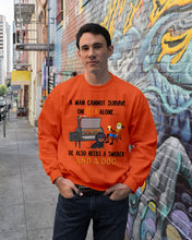 Load image into Gallery viewer, A Man Loves Beer And Dachshund Gift For Dog Lovers Sweatshirt
