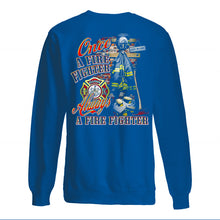 Load image into Gallery viewer, Once A Firefighter   Always A Firefighter   Special Custom Design Sweatshirt
