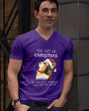 Load image into Gallery viewer, We Are Loved Shih Tzu Gift For Dog Lovers Guys V-Neck
