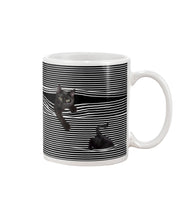 Load image into Gallery viewer, Cats In Your Horizontal Stripes Pocket Trending Gift For Cats Lovers Mug
