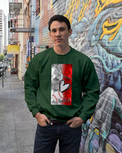 Load image into Gallery viewer, Baseball Peaceful Love Gift For Baseball Lovers Sweatshirt
