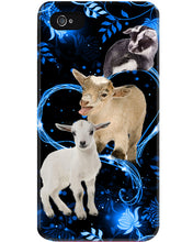 Load image into Gallery viewer, Lovely Phone Case Twinkling Blue Heart Gift For Goat Lovers Phone case

