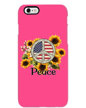 Load image into Gallery viewer, Peace Sign Sunflower Birthday Gift For Girls Phone case
