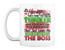 Load image into Gallery viewer, In Our Marriage He's The Trucker Meaningful Gift For Family Mug
