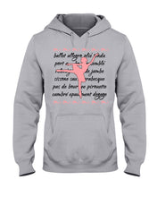 Load image into Gallery viewer, Ballet Words Pink Pattern Gift For Ballet Dancer Hoodie
