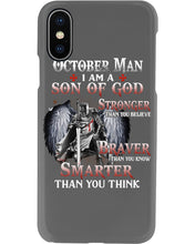 Load image into Gallery viewer, October Man Son Of God Birthday Meaningful Gift For Men Phone case
