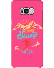 Load image into Gallery viewer, I'm Retired Skiing Is My Job Mountainous Terrain Phone case
