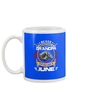 Load image into Gallery viewer, Never Underestimate   A June  Grandpa Trending For Birthday Gift Mug
