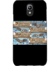 Load image into Gallery viewer, Do What Makes You Happy With Bats Gift For Girls Phone case
