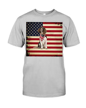 Load image into Gallery viewer, Lovely Phone Case With US Flag Gift For Spaniel Lovers Guys Tee
