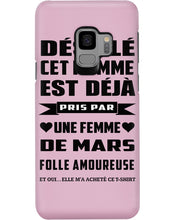 Load image into Gallery viewer, Désolé Cet Homme Est Déjà Pris Par Une Femme De Mars Birthday Gift Phone case
