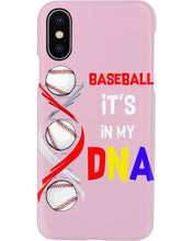 Load image into Gallery viewer, Baseball Be My DNA Gift For Sport Lovers Phone case
