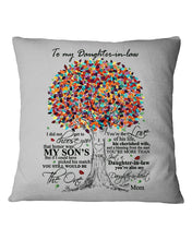 Load image into Gallery viewer, Gift For Daughter-in-law Thank For Loving My Amazing Son Trending Pillow Cover
