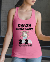 Load image into Gallery viewer, Crazy Goat Lady 2020 Quarantined Gift For Goat Lovers Ladies Flowy Tank
