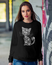 Load image into Gallery viewer, Cat With Clover Lucky Great Gift For Cat Lovers Sweatshirt
