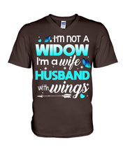 Load image into Gallery viewer, I'm A Wife Husband With Wings Trending Guys V-Neck
