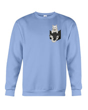 Load image into Gallery viewer, Cat In Your Front Pocket Great Gift For Cat Lovers Sweatshirt
