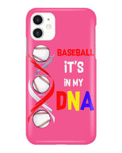 Load image into Gallery viewer, Baseball Be My DNA Gift For Sport Lovers Phone case

